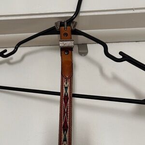 Genuine leather western belt